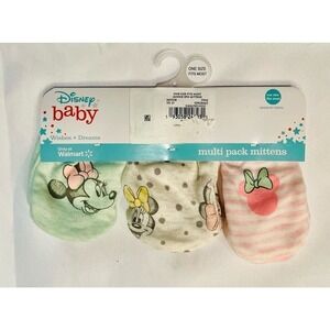 Disney Mittens Baby Minnie Mouse 3 Pack, One Size
